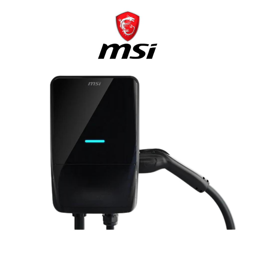 MSI SMART EV CHARGER EV LIFE 3YRS. เครื่องชาร์จรถยนต์ไฟฟ้า รับประกัน 3 ปี