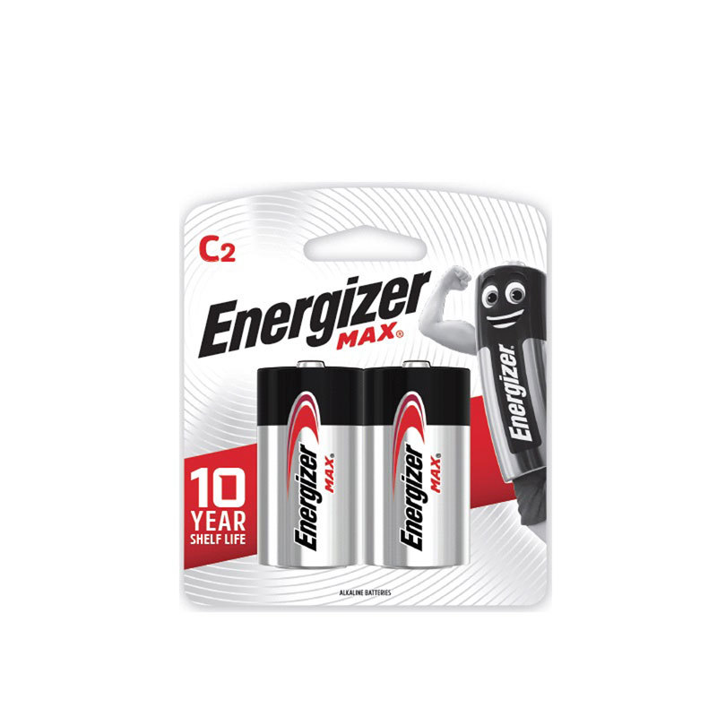 ENERGIZER ถ่านอัลคาไลน์ รุ่นMax E93 ขนาด C (แพ็ค 2 ก้อน)