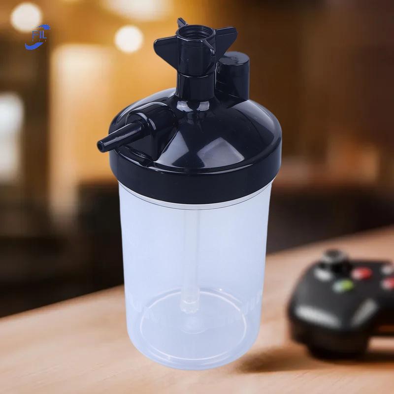 FIL Oxygen Concentrator Humidifier Bubbler ขวดความชื้นสําหรับ Concentrator ออกซิเจนพร้อมท่อ Connecto