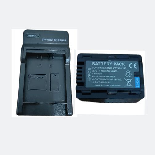 เหมาะสําหรับ Panasonic VW-VBK180 VW-VBK360 VBY100 เครื่องชาร์จแบตเตอรี่กล้อง SD80