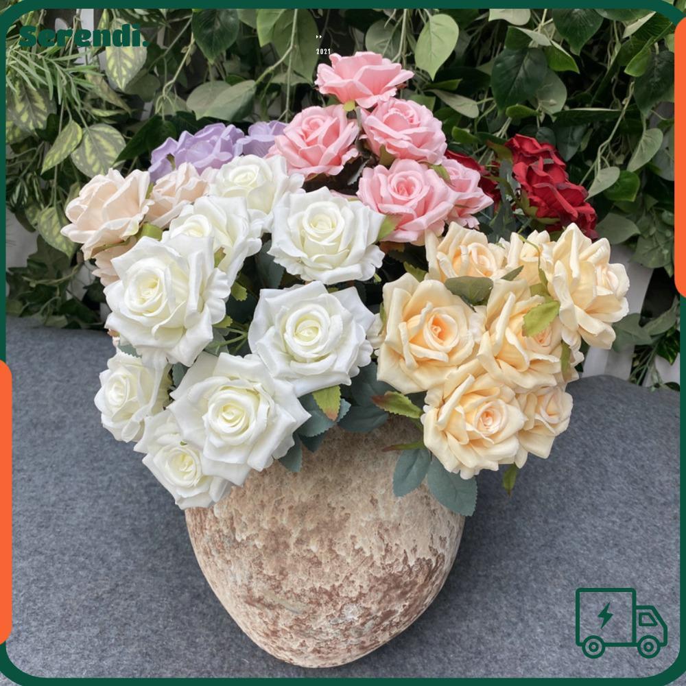 SERENDI Camellia Rose Accessories Party Wedding ดอกไม้ประดิษฐ์