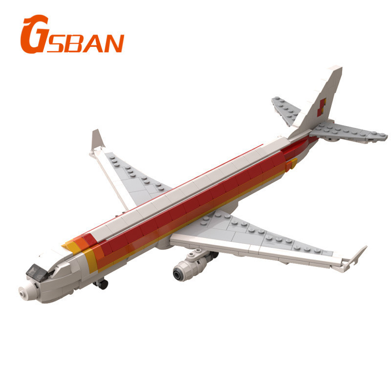 Iberia A330 บล็อกตัวต่อเครื่องบินโดยสาร 501 ชิ้นบล็อกตัวต่อสําหรับผู้ใหญ่ของเล่นของขวัญ MOC‐257951