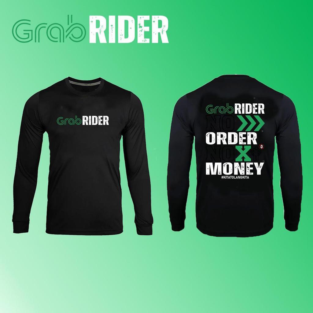 เสื้อแขนยาว Grab Team เสื้อกันหนาว Grab Food ผ้าเนื้อดี ใส่สบายเรา