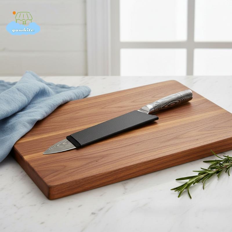 [LI] ชุด 8 นิ้ว Chef พร้อม Sheath Santoku Sushi Sashimi Cleaver Slicing เครื่องมือสําหรับทําอาหารบ้า