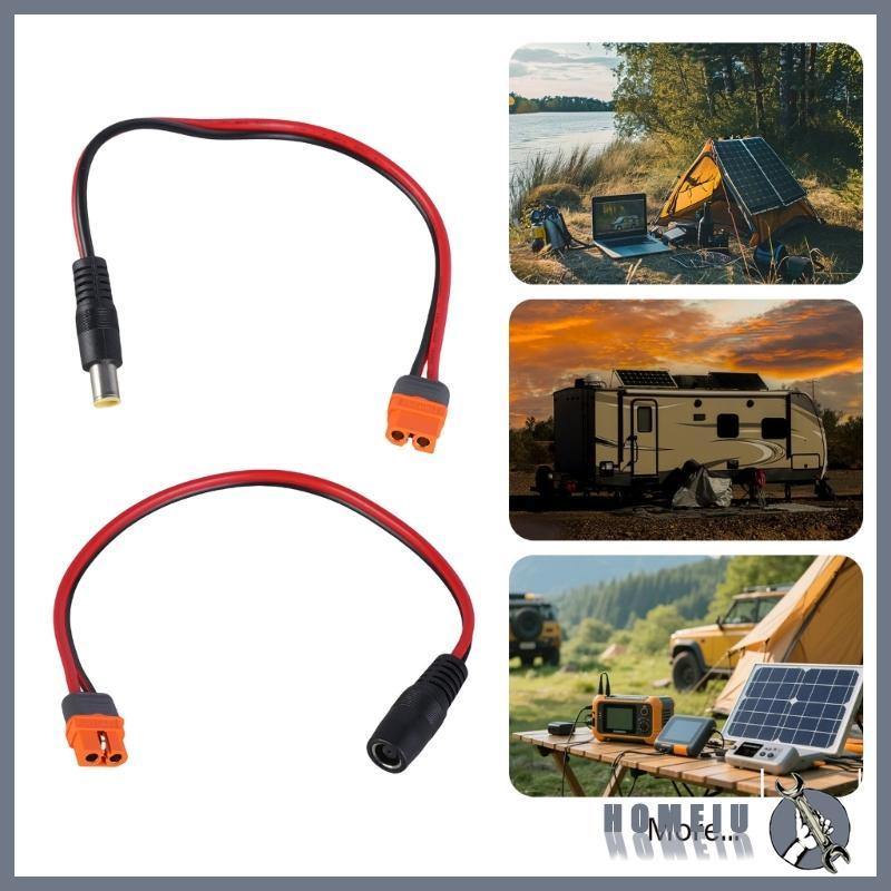 HOMEIU XT60I to DC7909 สายชาร์จพร้อมสายไฟ 14AWG สําหรับใช้ในพลังงานแสงอาทิตย์