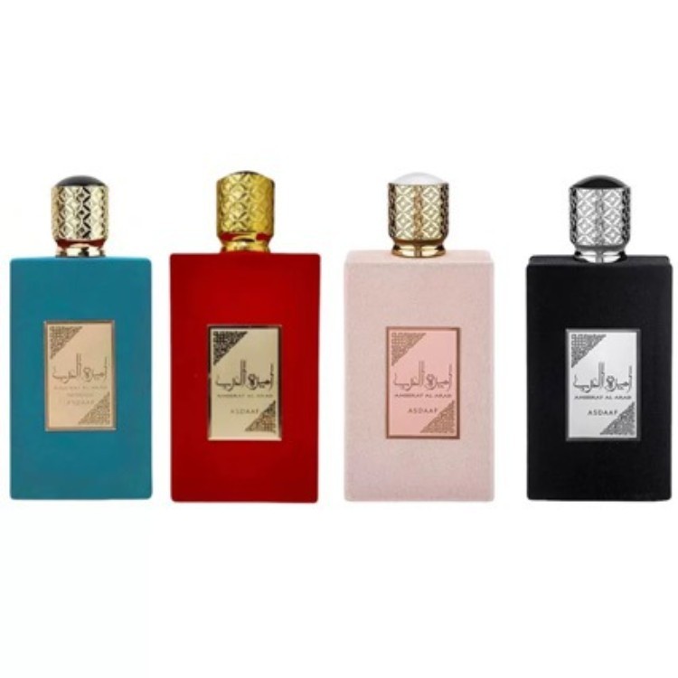 AMEERAT AL ARAB Red velvet flocked women's perfume, long-lasting, Arabian Dubai style