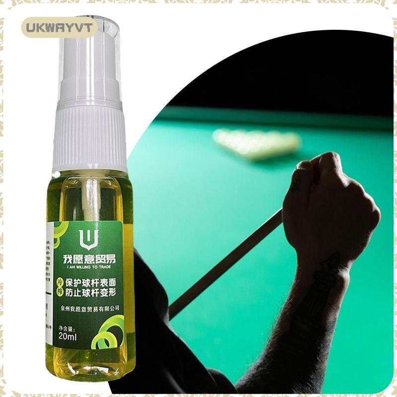 [ukwryvt] Pool Cue Polish Oil ใช้งานง่ายกําจัดฝุ่นแบบพกพาแท่งบิลเลียดทําความสะอาดสําหรับการบํารุงรัก