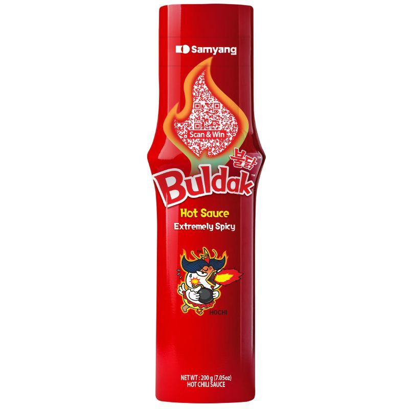 ซัมยังซอสสไตล์เกาหลีสูตรเผ็ดมาก 200กรัม Samyang Extreme Buldak Hot Chicken Sauce 200g.