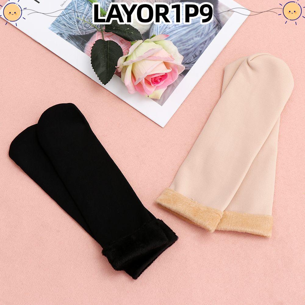 LAYOR1P9 Wool Hosiery Home Thermal ผ้าขนสัตว์ชนิดหนึ่งที่ไร้รอยต่อ