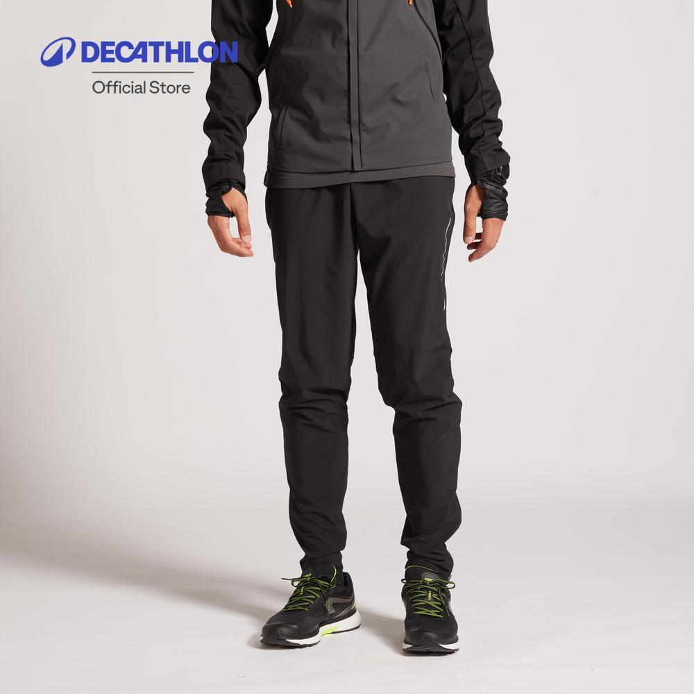Decathlon Men'S Kiprun Run 500 Fitted Trousers กางเกงขายาวเข้ารูปผู้ชายสำหรับใส่วิ่งรุ่น Kiprun - Bl