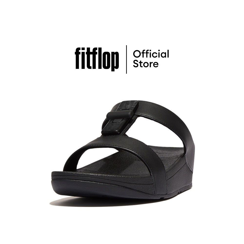 FITFLOP COMM-FINO RESIN-LOCK H-BAR รองเท้าแตะผู้หญิง รุ่น GQ2-001 สี BLACK