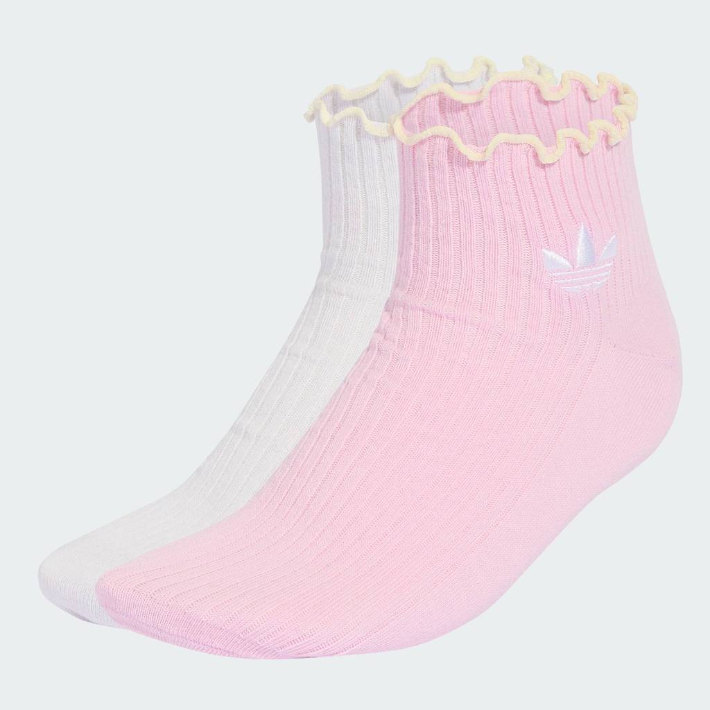 adidas جوارب بكشكش للجنسين — بنفسجي — صورة 2