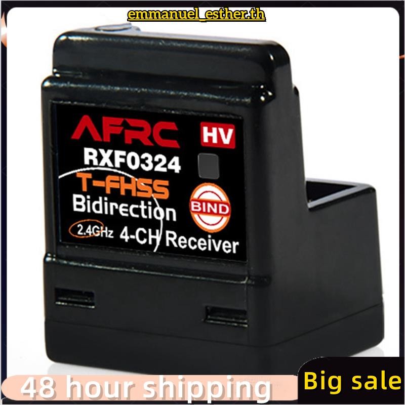 RXF0324 4CH 2.4G ตัวรับสัญญาณไร้สายสําหรับ FUTABA T-FHSS S.BUS2 รีโมทสําหรับรถยนต์ RC ทํางานเครื่องส