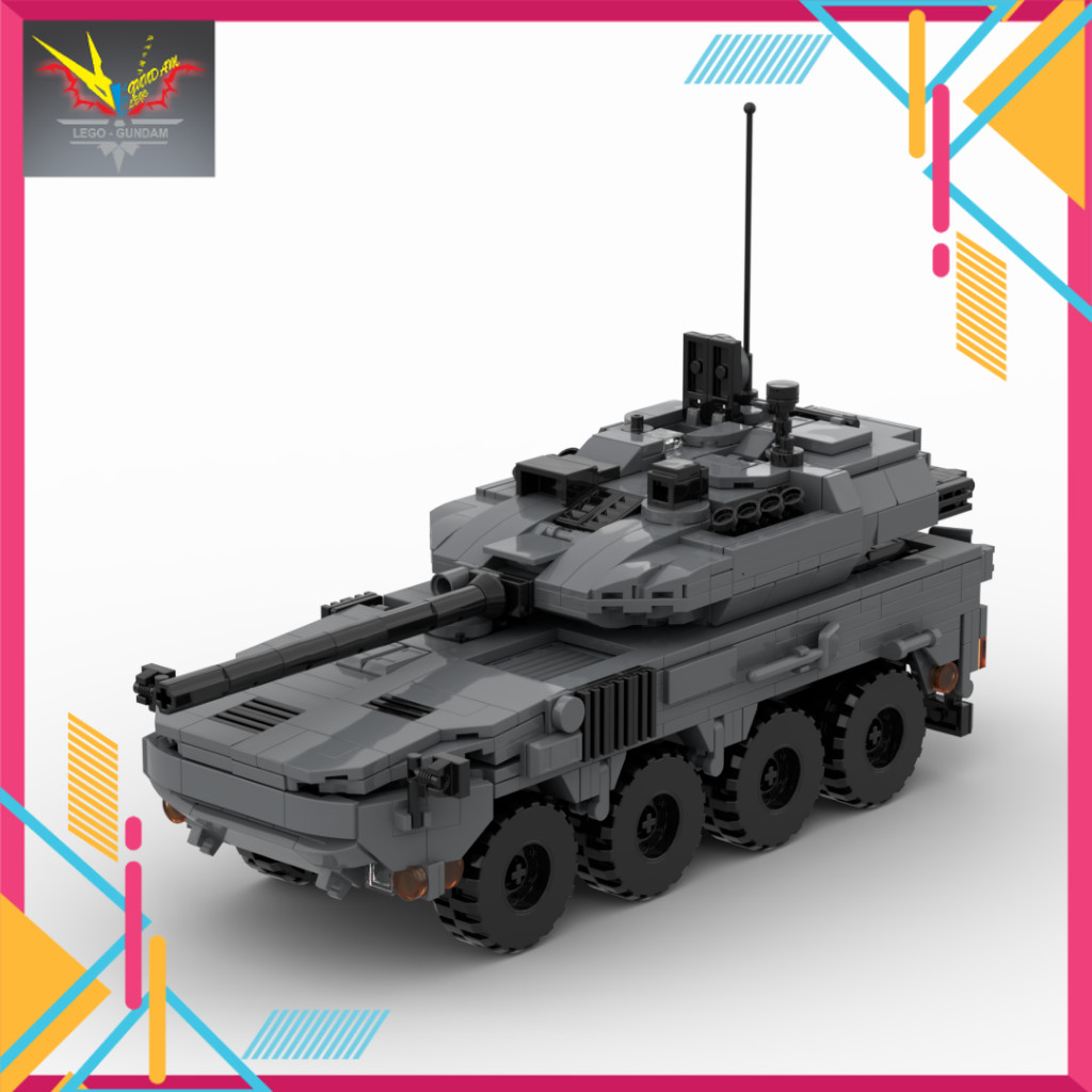 MOC Army Military JSDF Type-16 ประกอบของเล่น