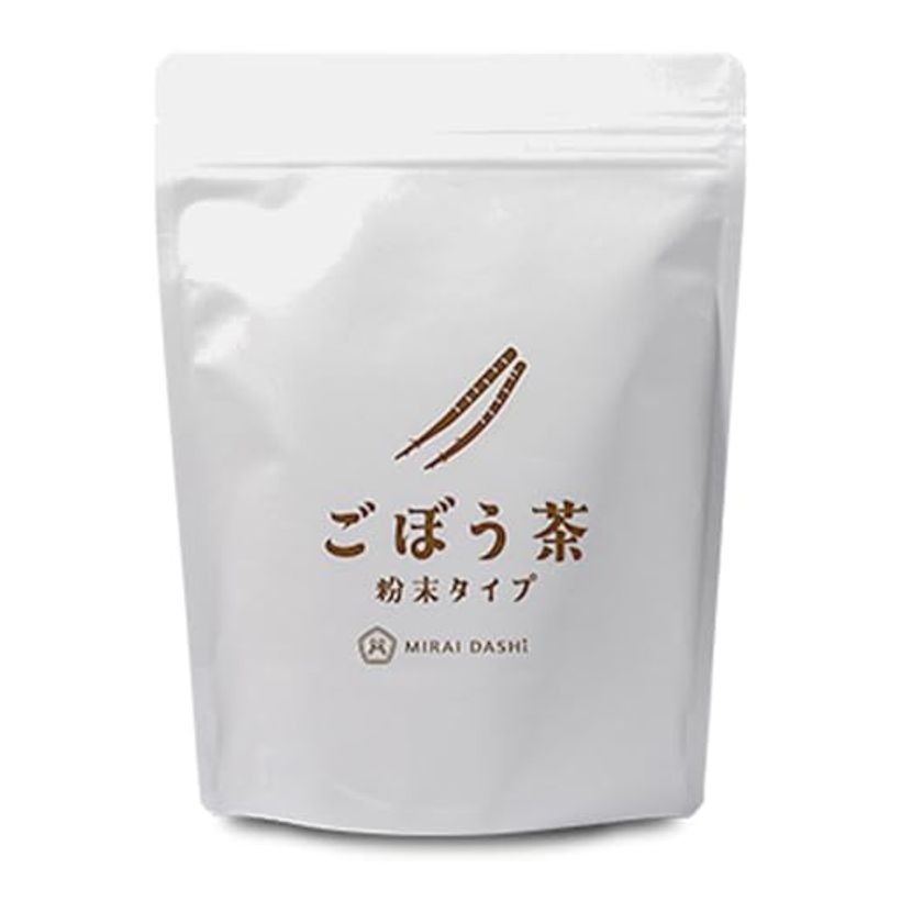 MIRAI DASHi Burdock Root Tea Domestic Whole Root Powder 100% Japanese Burdock 70g Powder Additive-Fr