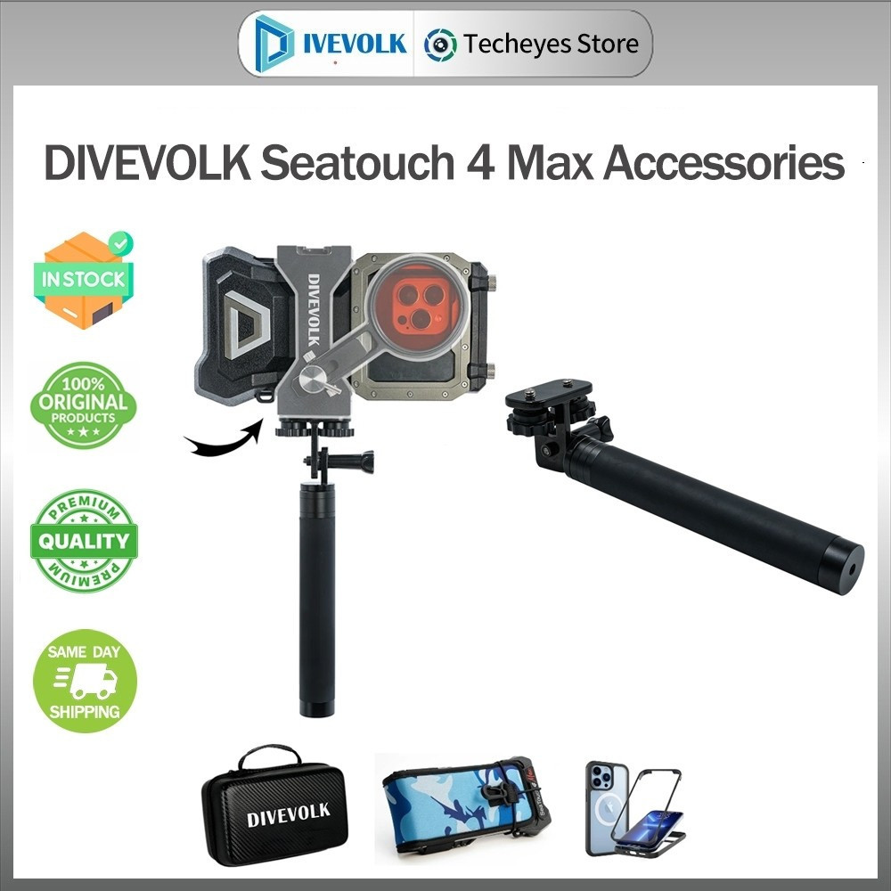 DIVEVOLK Seatouch 4 Max Accessories (รวมใต้น้ํา ไม้เซลฟี่/กล่องเก็บของ/ฟิล์มป้องกัน ฯลฯ) TH99 WLNB