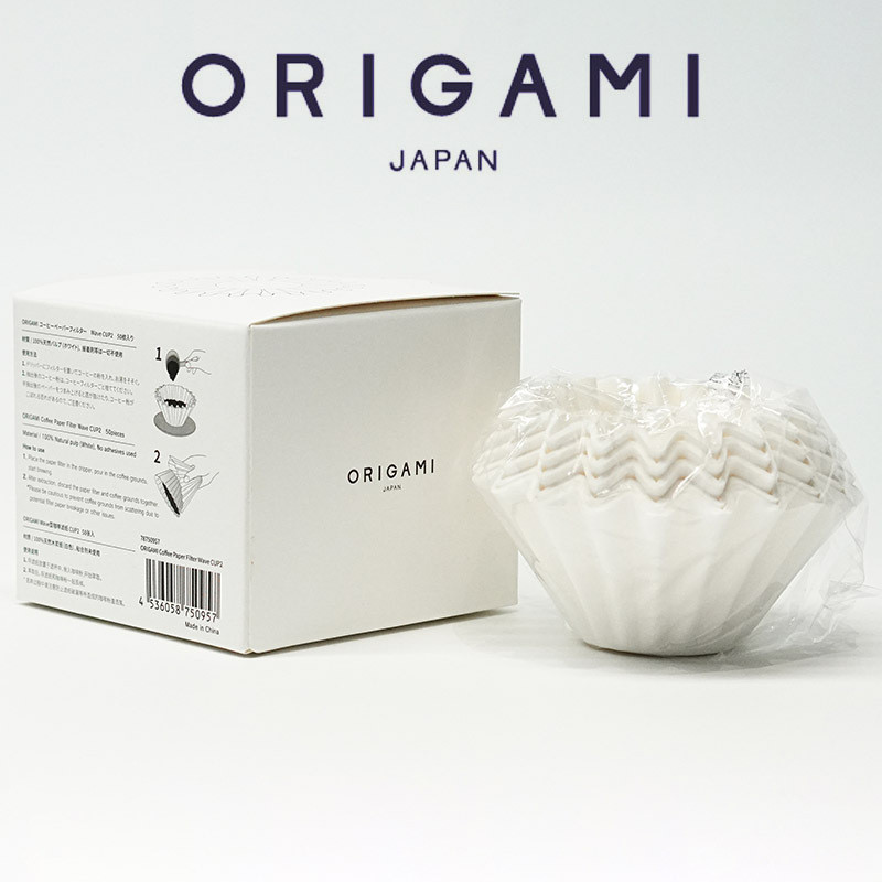 กระดาษกรองเค้ก ORIGAMI ถ้วยกรอง ORIGAMI155185Hand Brew Coffee V60 Filter Paper Combine Pack W62W