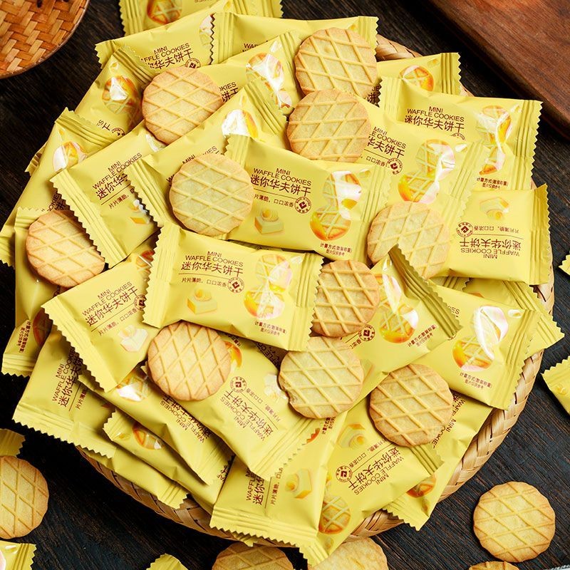 สินค้าใหม่พร้อมสต็อก Seeking Crispy Kee Mini Butter Fafu Crisp Biscuits Original Waffle Biscuits บิส