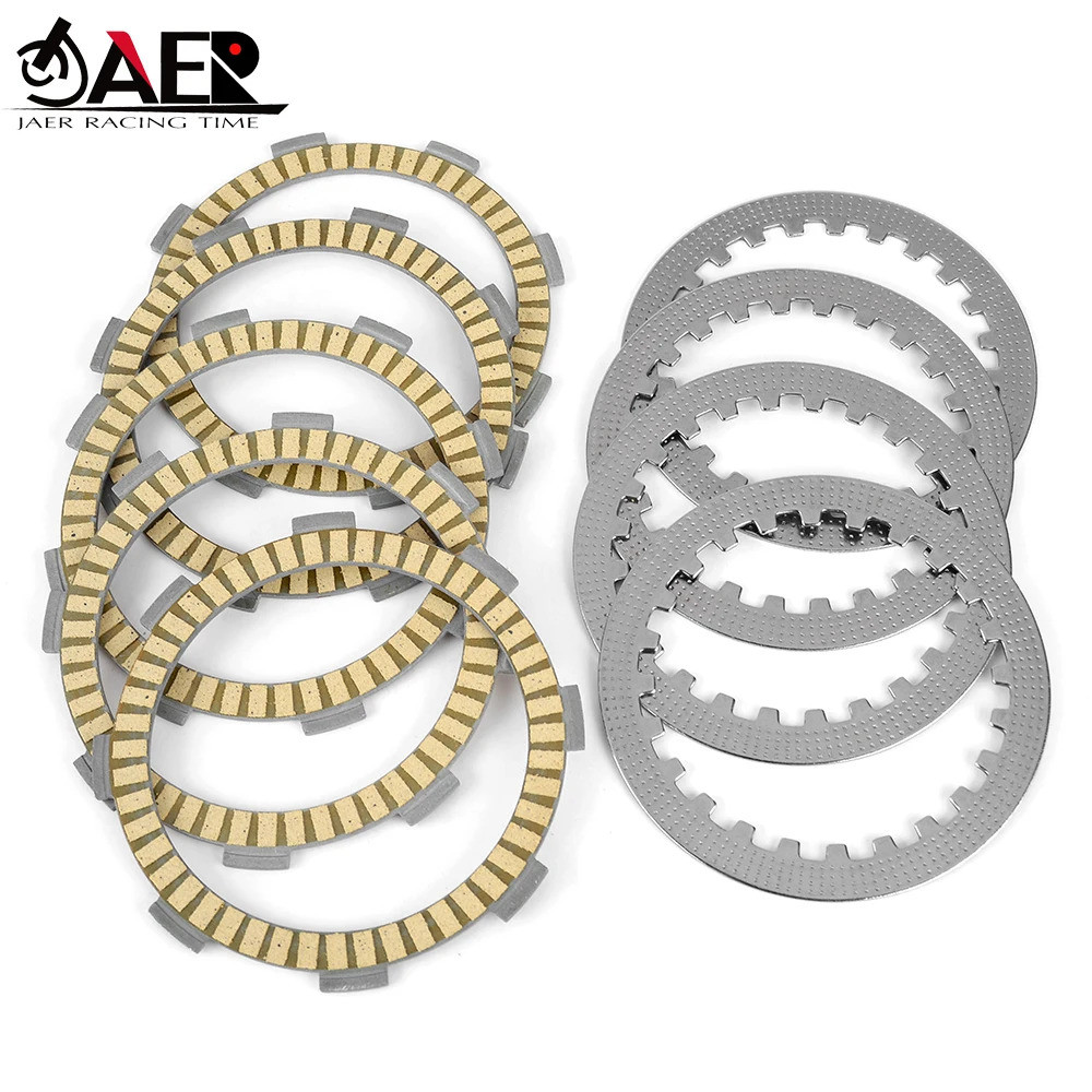 แผ่นคลัทช์สําหรับ Honda CR80 CR85R CR85RB CB100 CB100N CB125 S/J T/T2 Tdc/tde CLR125 Stad Fly CBT125