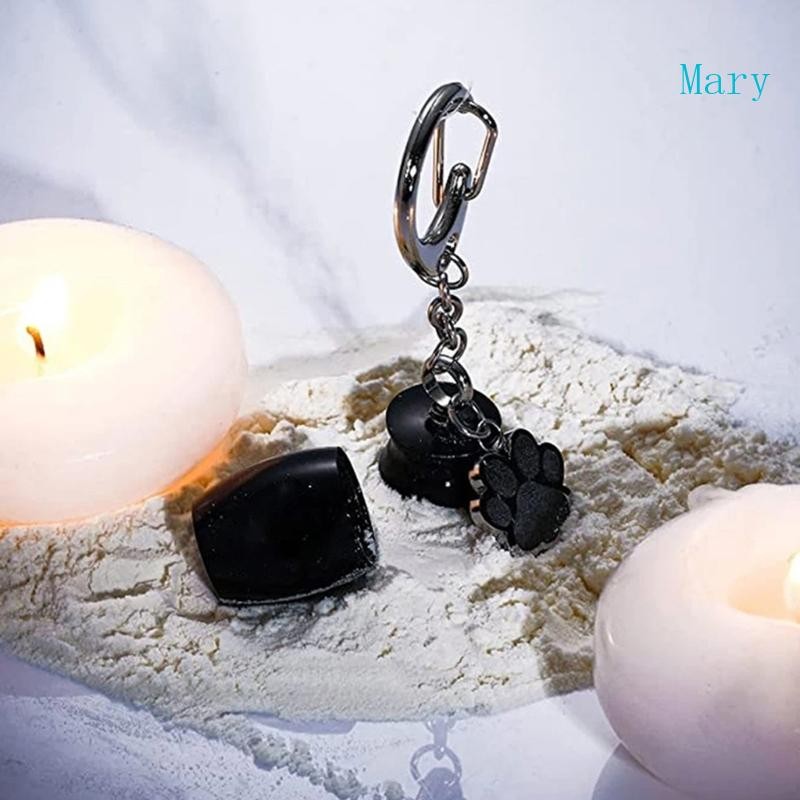 Mary Companion Pet memorialS พวงกุญแจปีก จี้สําหรับ Perทนทาน