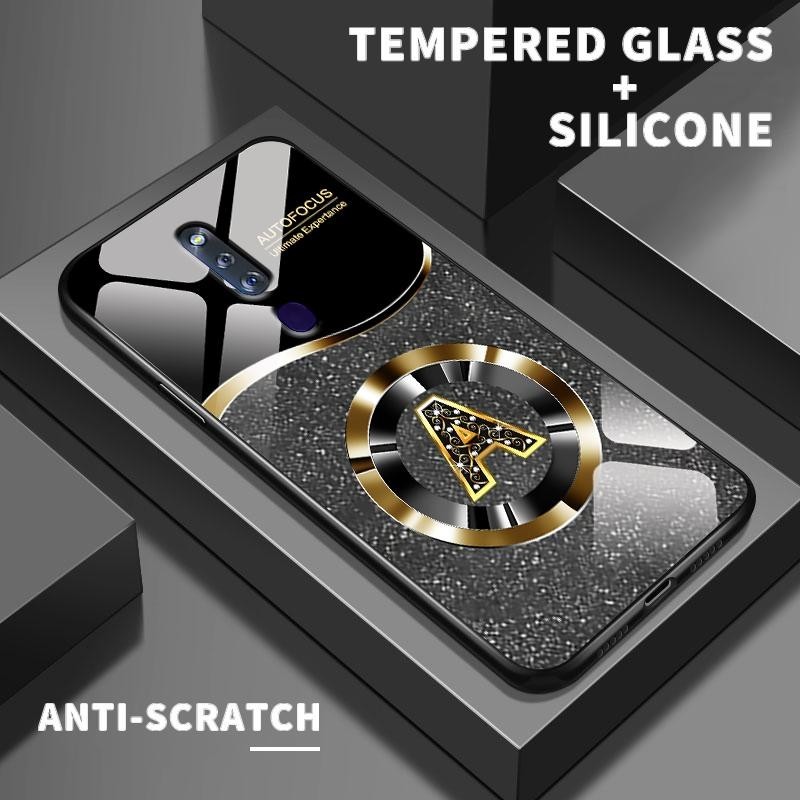 Softcase แก้วสําหรับ Oppo F11 F5 F5 เยาวชน F7 F9 F9 Pro F11 Pro F15 F17 Pro F19 Pro F19 F19s F1s F21