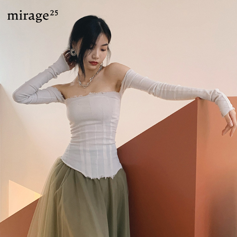 กระโปรงผ้ากอซมือทำจากฝรั่งเศสของแบรนด์ Marc le bihan Heavy Industry สไตล์ดําและหลากหลายสี