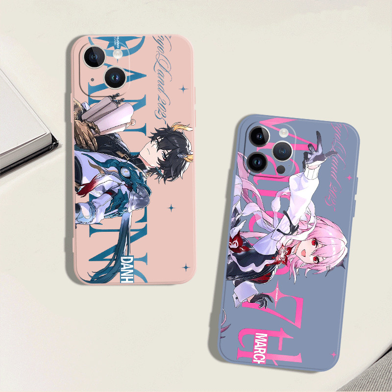 Honkai Star Rail Dan Heng หรือ Evernight Case iPhone 17 16 iPhone 15 14 13 12 11 Plus Pro Max