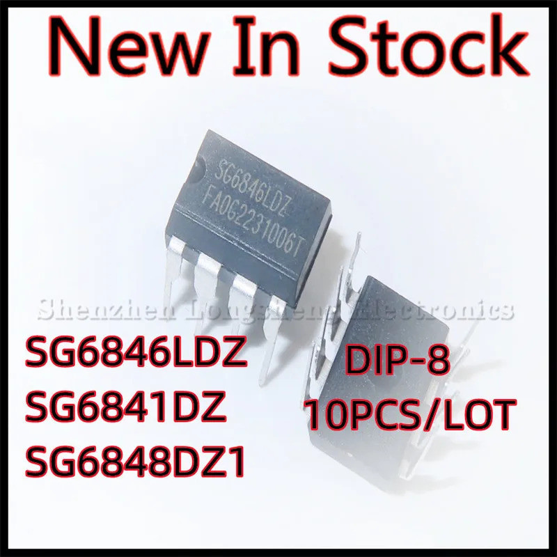 10 ชิ้น/ล็อต SG6846LZ SG6846 SG6841DZ SG6841 SG6848DZ1 SG6848 DIP-8 LCD power maning ชิป IC ใหม่ในสต