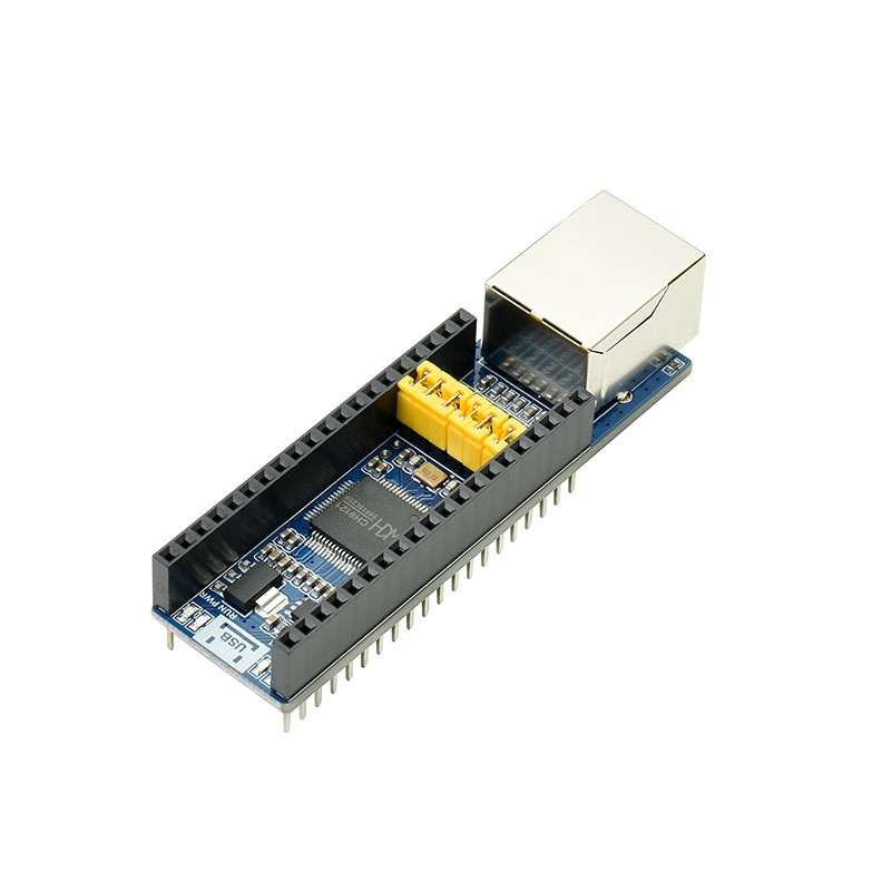 Raspberry Pi Pico Network Serial Port Transparent Expansion Board CH9121 Dual Channel Network Port M