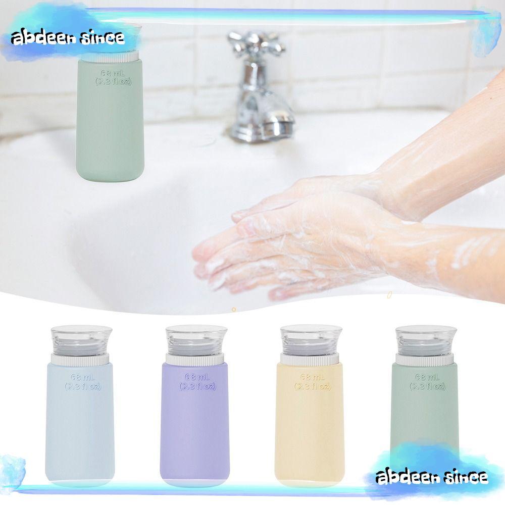 ABDEENSINCE ขวดรีฟิลซิลิโคน,ภาชนะโลชั่นรีฟิลซิลิโคน,การเดินทางแชมพูบีบ 68ML/98ML