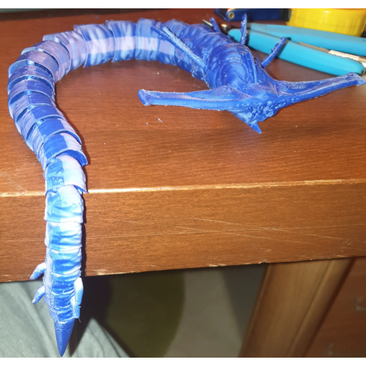 ของเล่นสัตว์ประหลาด Cuero Articulated Ghost Leviathan