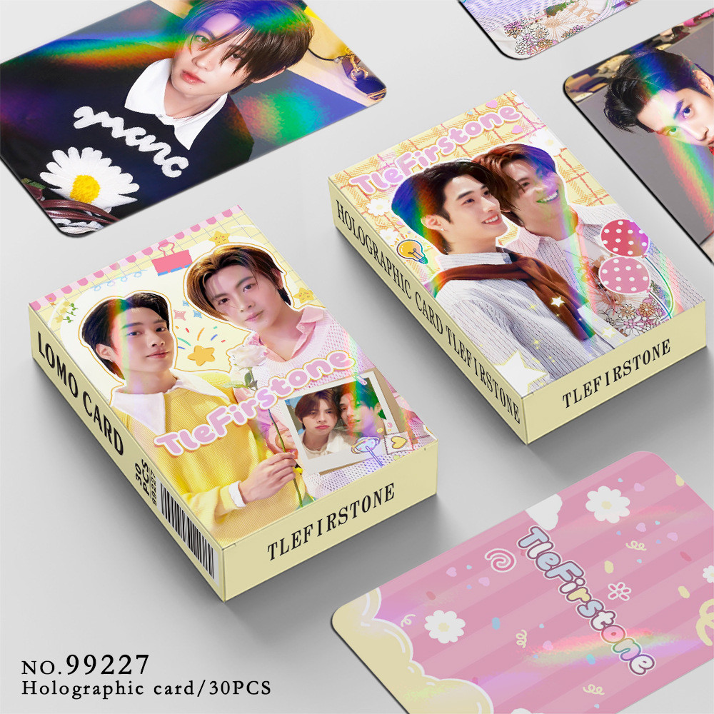 TLEFIRSTONE Laser Lomo Card Photocard 30 ชิ้น/กล่อง