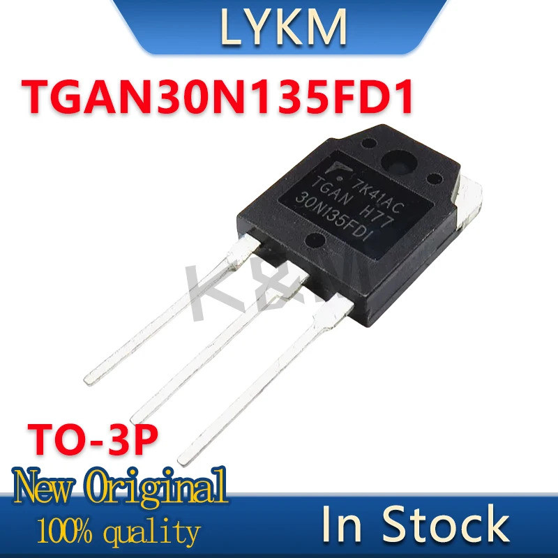 5/PCS ใหม่ 30N135FD1 TGAN30N135FD1 TGAN TO-3P 1350V 30A เตาแม่เหล็กไฟฟ้า IGBT power หลอดในสต็อก O19W