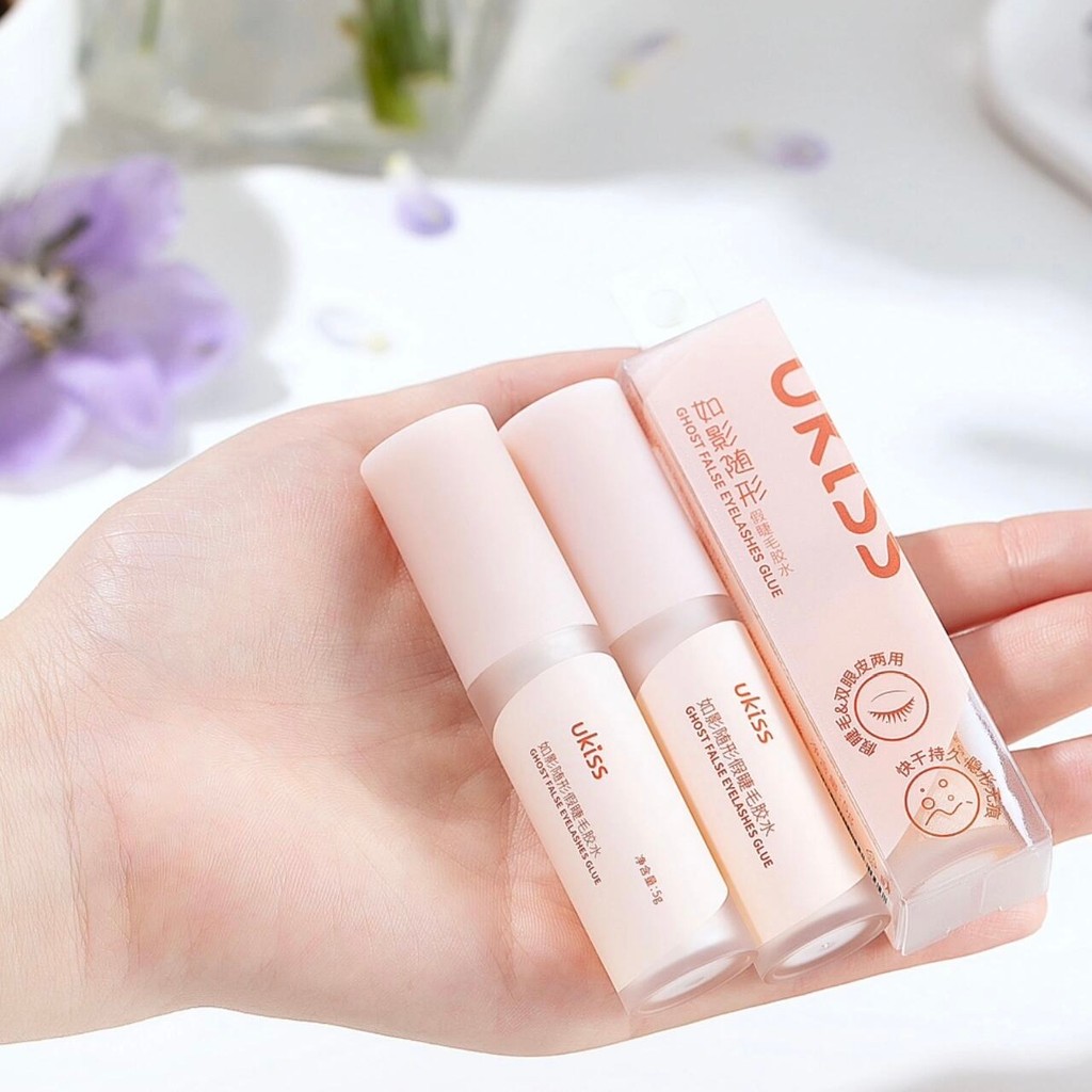 กาวต่อขนตา กาวติดขนตา UKISS กาวติดขนตาปลอมไม่ง่ายที่จะแพ้ Super Sticky Long-Lasting Eyelash Shop เฉพ