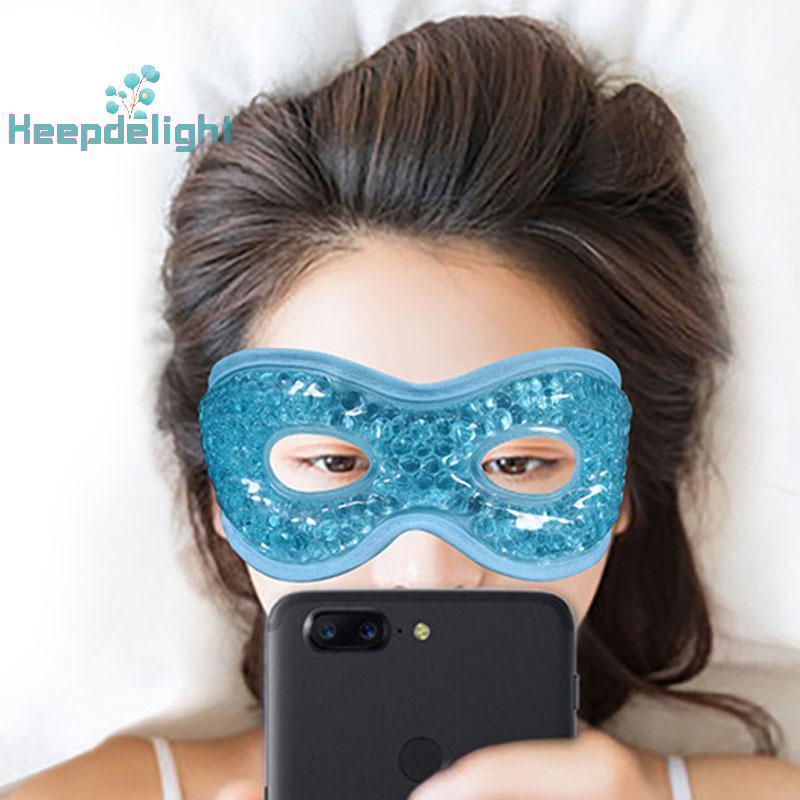 [Keepdelight] Eye Mask Gel Cooling Eye Sleep Mask Ice Coldpress Puffy Eyes Dry Eyes Beauty