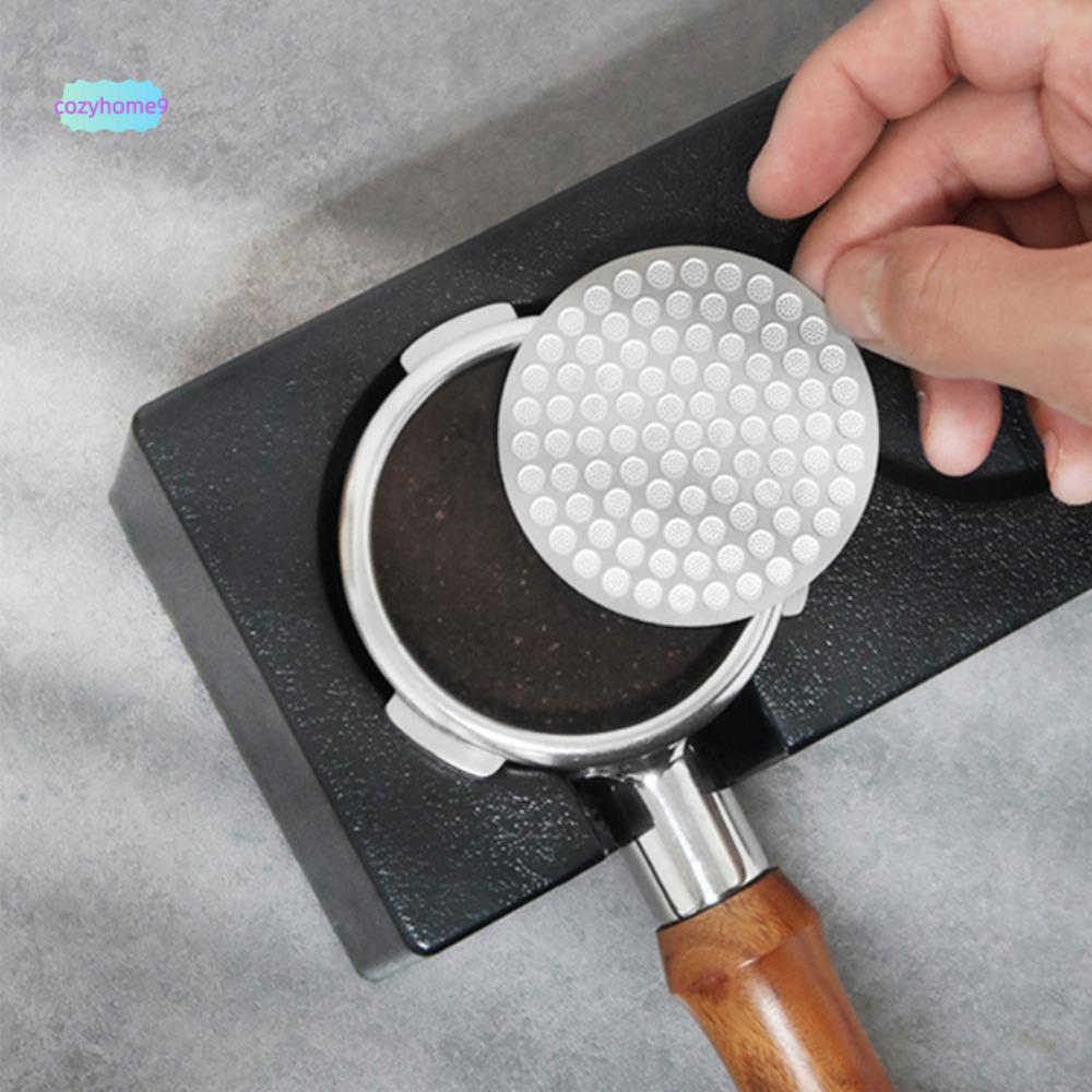 COZYHOME9 Double-layer กาแฟกรองหน้าจอ, 51/53/58 มม.กาแฟสกัดตาข่าย,เปลี่ยน Fine ตาข่ายสแตนเลส Espress