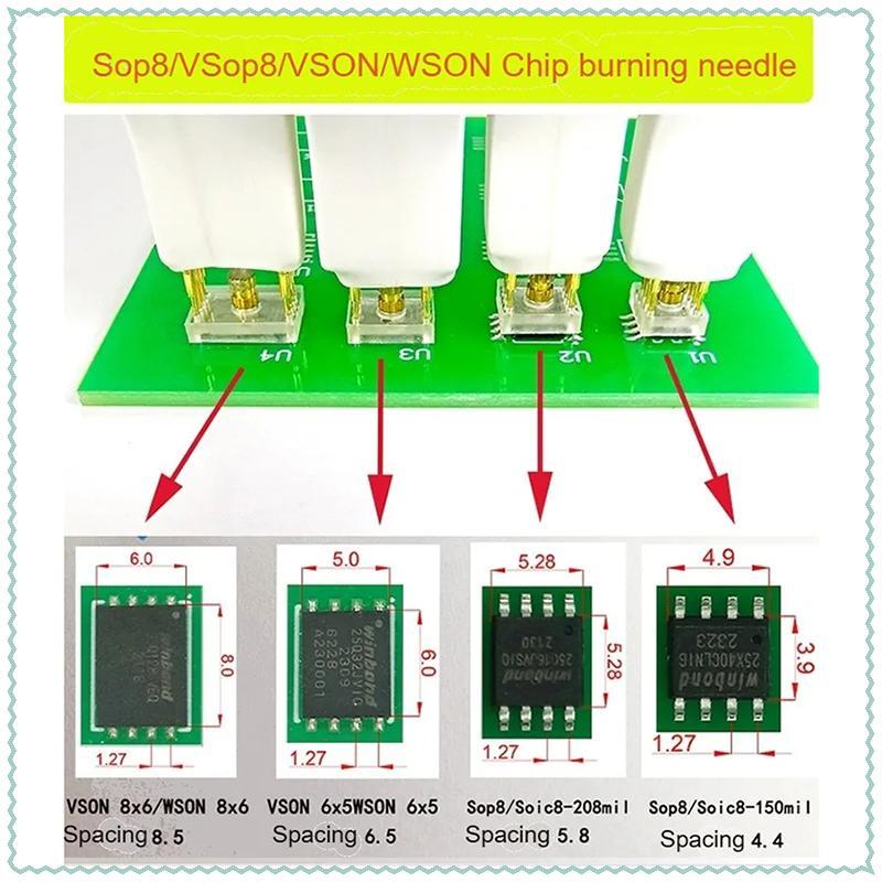 สหนมคนทคอททูนอุปกรณ์ต่อพ่วงอุปกรณ์ต่อพ่วงต้นฉบับ Sop8 W-son ชิปดาวน์โหลด Burn เขียน Probe ฤดูใบไม้ผล