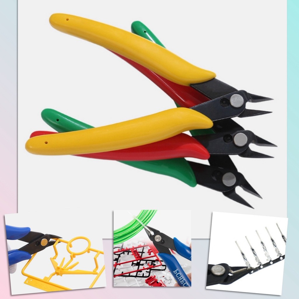 🔺 คีม ตัด เคเบิ้ลไทร์ สายรัด cable tire รุ่นคมพิเศษ คีมขนาดเล็ก คีมตัดสายไฟ อเนกประสงค์ เครื่องมือช่