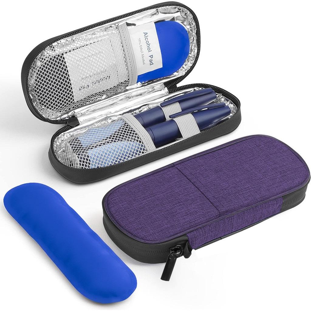 Insulin Refrigeration Pack Insulin Ice Pack Cooling Ice Bar เครื่องทําความเย็นแบบใช้ซ้ําได้ Cooling 