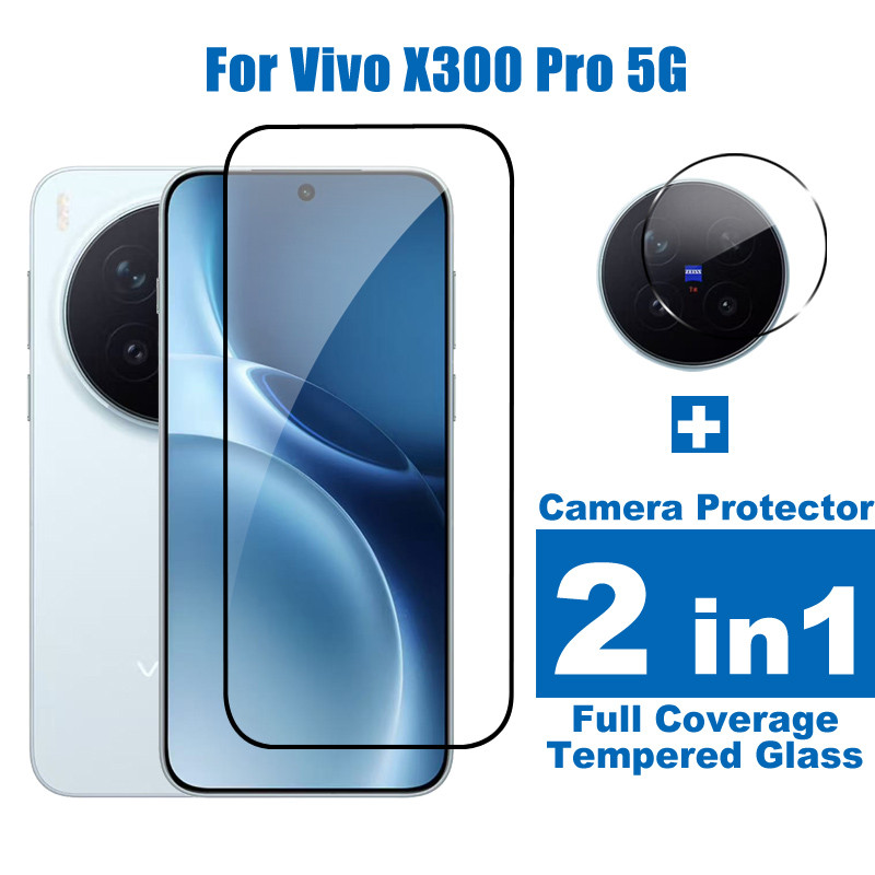 กระจกนิรภัยสําหรับ Vivo X300 Pro 5G Full Coverage Screen Protector สําหรับ Vivo X300 Pro X200S X200 