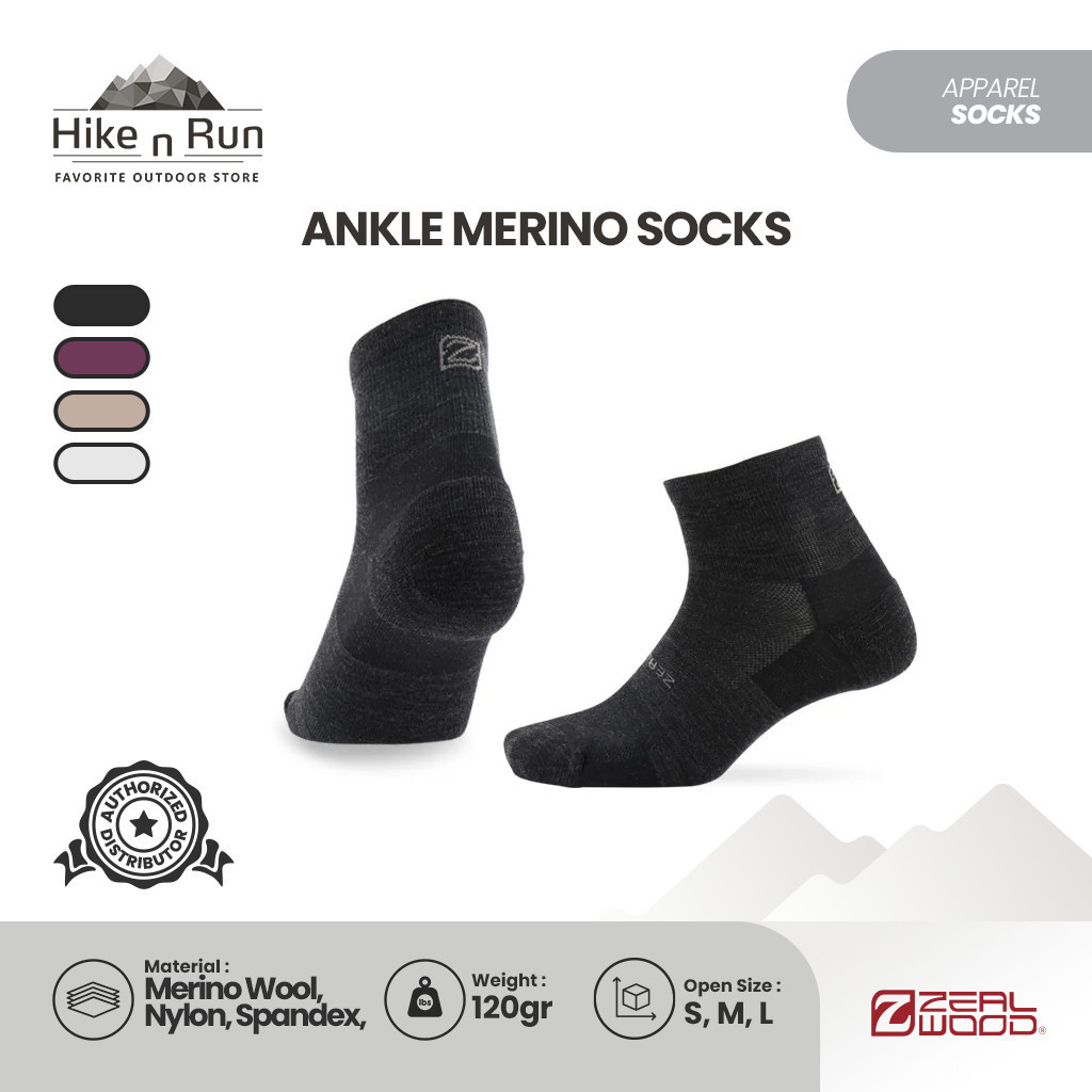Zealwood Merino Socks – Outdoor Hiking & Lifestyle Ankle Socks