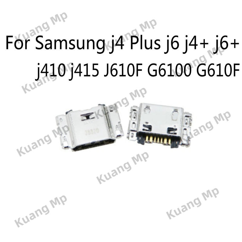 สําหรับ Samsung Galaxy j4 Plus j6 j4+ j6 + j410 j415 J610F G6100 G610F Micro USB แท่นชาร์จพอร์ตชาร์จ