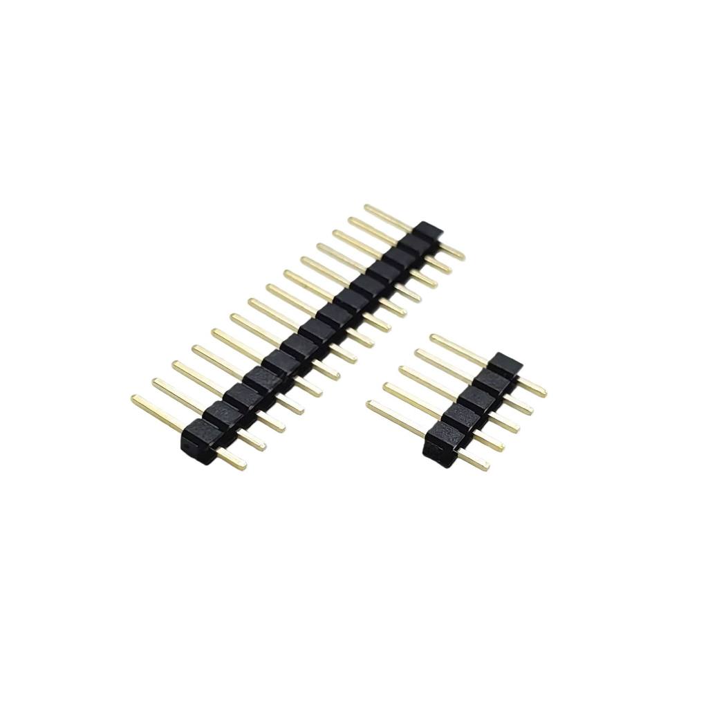 Gold plated 2U / 3U 2.54mm spacing single row straight needle L11.5 high temperature resistant 2P 3 