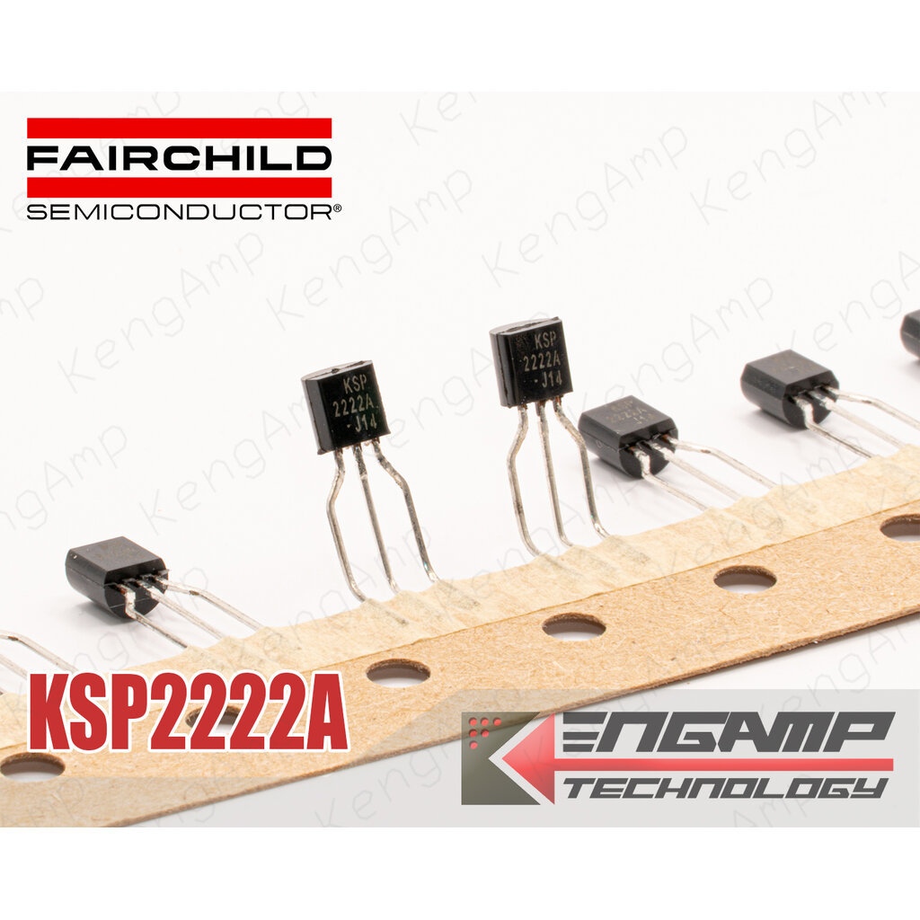 (10ตัว) [TR] KSP2222 PN2222 2N2222 0.6A 30V 0.625W TO-92 NPN ยี่ห้อ FAIRCHILD