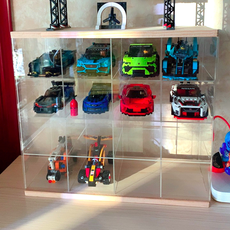 [กล่องแสดงอะคริลิกโปร่งใส] กล่องป้องกันฝุ่นอะคริลิคเหมาะสําหรับ Lego speed Series 75892/75895 McLare