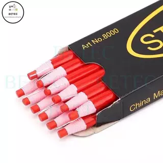 ดินสอสี เขียนผ้า มี 6 สี ขาว ดำ เเดง สีเหลือง เขียว สีน้ำเงิน ยี่ห้อ: STANDARD (ราคาต่อ 1 อัน)