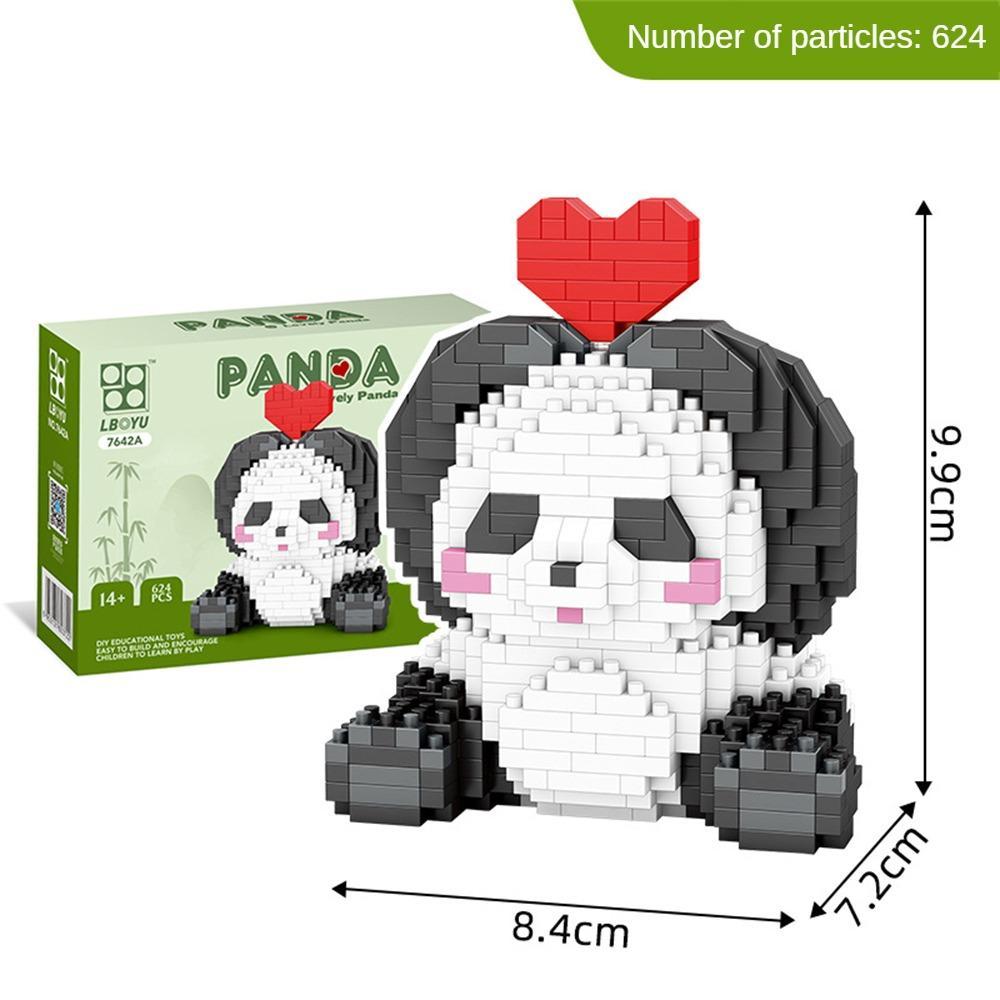 10 รูปแบบ CODMini Building Block ของเล่นน่ารัก Panda Qizai จีน Building Block ตกแต่งประกอบของเล่นของ