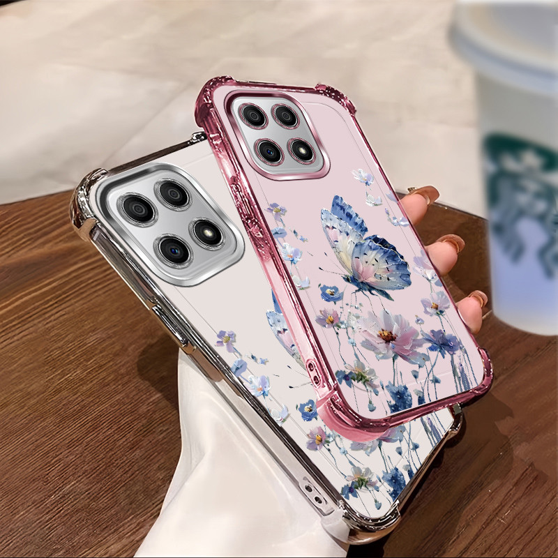 เหมาะสําหรับ Honor X7C X7D 400 สมาร์ท 200 สมาร์ท 70 Lite Honor ALT NS1 Electroplated กันกระแทกเคสโทร