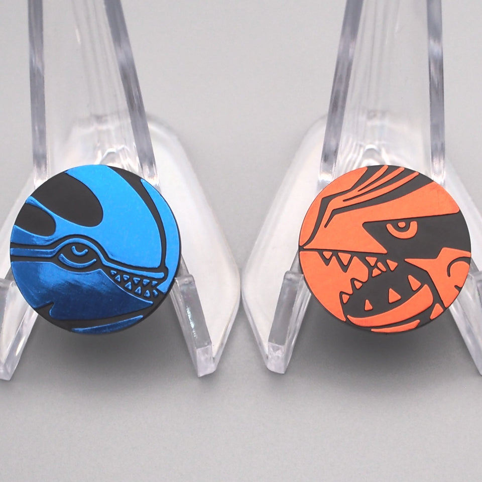 Pokemon Card Game Kyogre Groudon Coin Blue Red NM-EX Japanese CN068