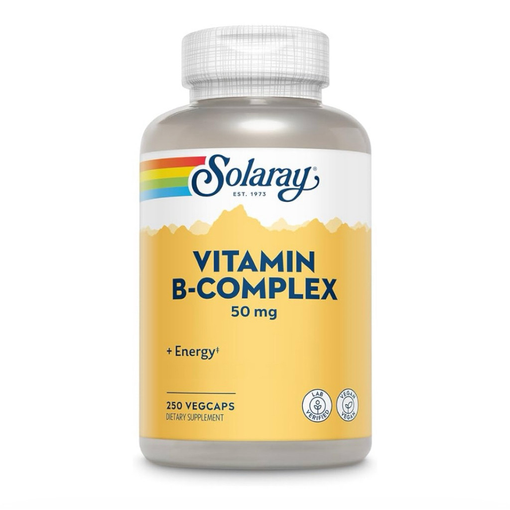 Vitamin B Complex 50 mg Vitamin B12 Vitamin B1, B6, Niacin Folic Acid Biotin and Other B Vitamins 25